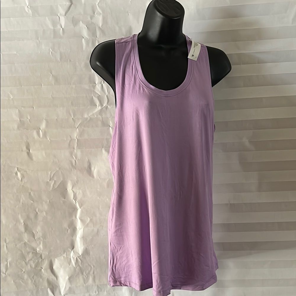 Athletic Works Women’s Tank Top Medium Lavender Moisture Wicking Activewear